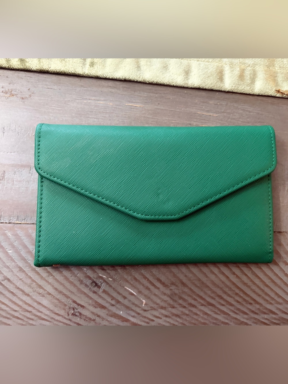 Green Envelope Wallet Clutch - Women Bags